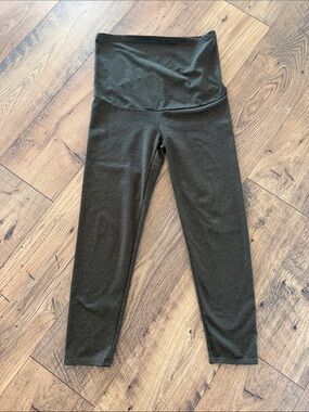 Threads 4 Thought High-Waist Leggings in Olive Green